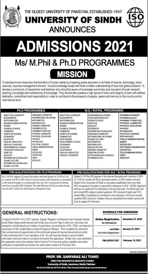 sindh university admission 2021.